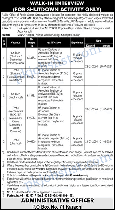 Atomic Energy Jobs July 2024