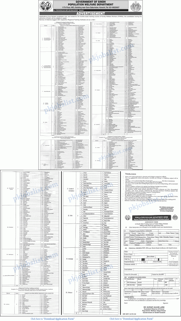 PWD Sindh July 2024