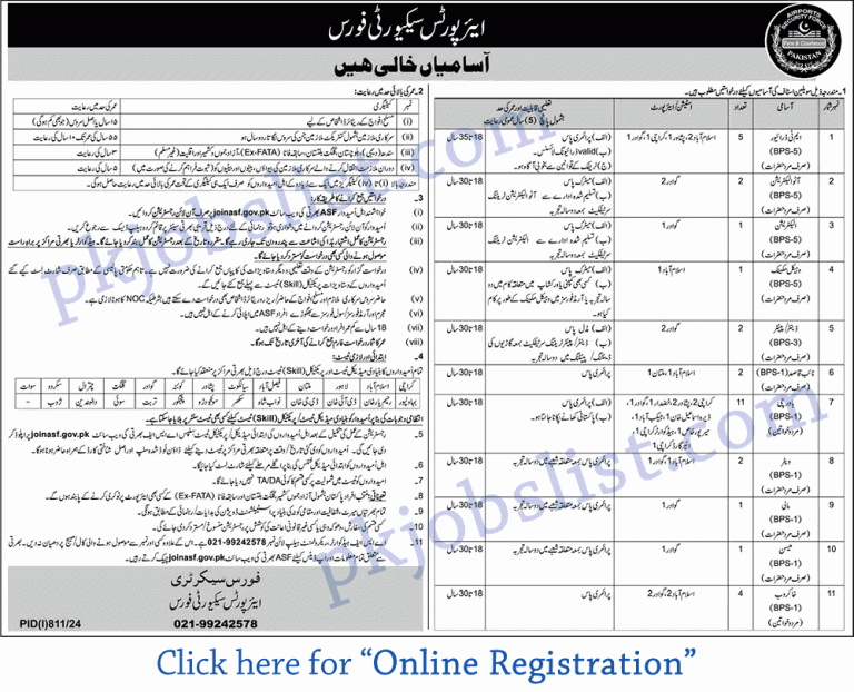 Airport security force jobs 2024 august online apply asf drivers, cooks & more