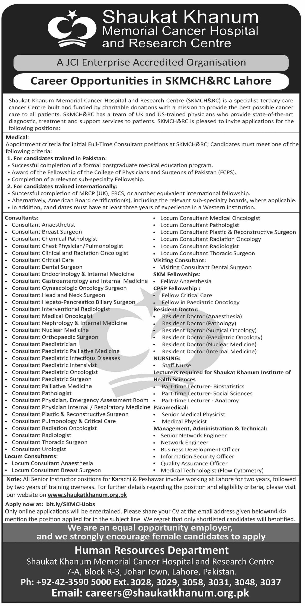 Shaukat Khanum Hospital Lahore Jobs 2025 December 1 SKMCH 07 12 2025 177 009 scaled